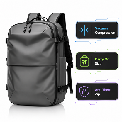 Vacuum Compression Travel BackPack